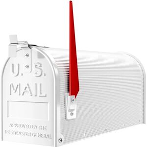 XPOTOOL - Buzón estilo americano con bandera - Blanco XPOTOOL - Buzón estilo americano con bandera - Blanco