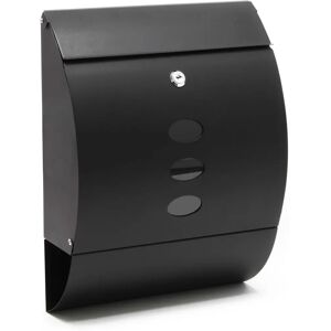 Boîte aux lettres Wiltec V18 - En acier avec compartiment journaux - Publicité Boîte aux lettres Wiltec V18 - En acier avec compartiment journaux - Publicité