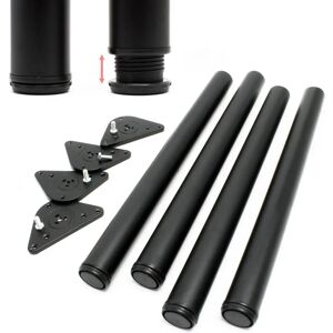 Wiltec - Gambe Regolabili in Acciaio Inox Ø60mm 820mm - Gambe di Tavolo Wiltec - Gambe Regolabili in Acciaio Inox Ø60mm 820mm - Gambe di Tavolo