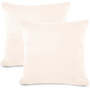 Ensemble de 2 housses de coussin Aqua-textil - Classic Line - Publicité Ensemble de 2 housses de coussin Aqua-textil - Classic Line - Publicité