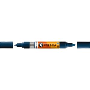 Marqueur Acrylique Double - Molotow - Bleu Pétrole - 1,5/4mm - 15cm - Publicité Marqueur Acrylique Double - Molotow - Bleu Pétrole - 1,5/4mm - 15cm - Publicité