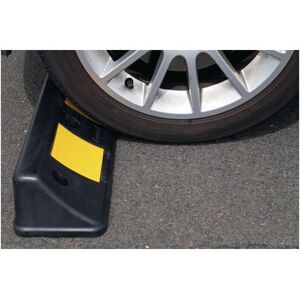 HP Autozubehör L500xB160xH100mm Radstopper - Freno de rueda con franjas reflectantes HP Autozubehör L500xB160xH100mm Radstopper - Freno de rueda con franjas reflectantes