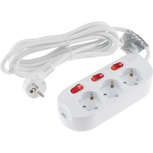 Chilitec Extensão com 3 tomadas, 1,5m, Branca Chilitec Extensão com 3 tomadas, 1,5m, Branca