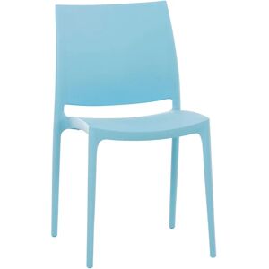 Chaise Maya bleu clair de Pricenet - Empilable, Résistante aux UV, Style moderne - Intérieur & extérieur - Publicité Chaise Maya bleu clair de Pricenet - Empilable, Résistante aux UV, Style moderne - Intérieur & extérieur - Publicité