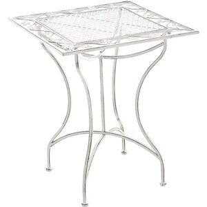 CLP Asina Table de Jardin Blanc Antique - Table de Jardin - Publicité CLP Asina Table de Jardin Blanc Antique - Table de Jardin - Publicité