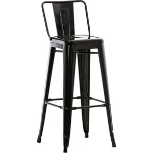 Homestoreking Mason 43x44x96 Tabouret en métal noir - Tabouret de bar Homestoreking Mason 43x44x96 Tabouret en métal noir - Tabouret de bar