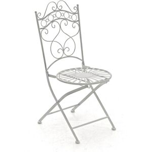 Chaise de Jardin Blanc Antique Pricenet - Mobilier métallique vintage extérieur - Publicité Chaise de Jardin Blanc Antique Pricenet - Mobilier métallique vintage extérieur - Publicité