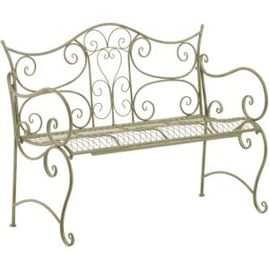 CLP Banc de Jardin Vert Antique - 3 Places - 113x47x89 cm - Publicité CLP Banc de Jardin Vert Antique - 3 Places - 113x47x89 cm - Publicité