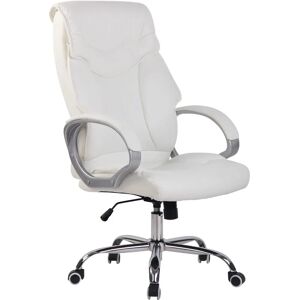Chaise de bureau CLP Torro - Ergonomique, Blanche, Réglable - Type Bureau Chaise de bureau CLP Torro - Ergonomique, Blanche, Réglable - Type Bureau