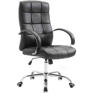 Chaise de Bureau Exécutive CLP Mikos - Réglable, Ergonomique, Noire Chaise de Bureau Exécutive CLP Mikos - Réglable, Ergonomique, Noire