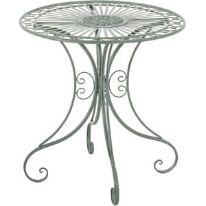 Table de Jardin Hari Vert Antique - Design en fer forgé nostalgique - Publicité Table de Jardin Hari Vert Antique - Design en fer forgé nostalgique - Publicité