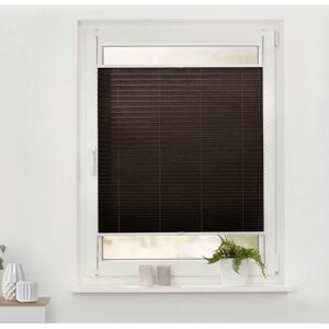 Lichtblick Faltrollo - 90x130cm, Braun, Klemmfix, Pleated - Plissees Lichtblick Faltrollo - 90x130cm, Braun, Klemmfix, Pleated - Plissees