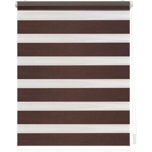 Lichtblick Duo-Rol, Klemmfix, 80x200cm, Polyester, donkerbruin - Raamdecoratie Lichtblick Duo-Rol, Klemmfix, 80x200cm, Polyester, donkerbruin - Raamdecoratie