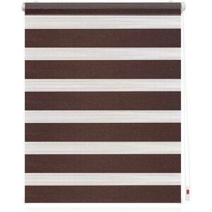 Lichtblick Duo-Rollo, Klemmfix, 110x150cm, Polyester, dunkelbraun - Doppelrollo Lichtblick Duo-Rollo, Klemmfix, 110x150cm, Polyester, dunkelbraun - Doppelrollo