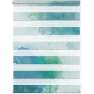 Lichtblick Doppelrollo - Motiv Aquarell - Wasserfarben Lichtblick Doppelrollo - Motiv Aquarell - Wasserfarben