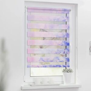 Lichtblick Duo-Rollo - Hortensie Motiv, Lila, 150x70cm Lichtblick Duo-Rollo - Hortensie Motiv, Lila, 150x70cm