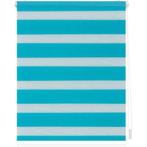 Lichtblick Duo-Rollo, Klemmfix, 55 x 150 cm, Polyester, blauw - Rolgordijnen Lichtblick Duo-Rollo, Klemmfix, 55 x 150 cm, Polyester, blauw - Rolgordijnen