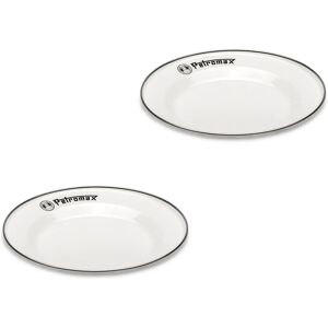 Petromax Emaille-Teller, 2er-Set, weiß, ca. Ø 18 cm Petromax Emaille-Teller, 2er-Set, weiß, ca. Ø 18 cm