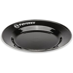 Petromax Emaille-Teller, 2er-Set, schwarz, ca. Ø 26 cm Petromax Emaille-Teller, 2er-Set, schwarz, ca. Ø 26 cm