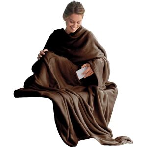 CelinaTex TV blanket XL sleeve blanket 170x200 dark brown polyester CelinaTex TV blanket XL sleeve blanket 170x200 dark brown polyester