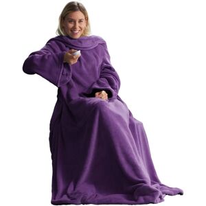 CelinaTex TV blanket XL sleeve blanket 170x200 purple polyester CelinaTex TV blanket XL sleeve blanket 170x200 purple polyester