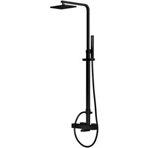 Sistem de Duș Serie 160 - Termostat și Ploaie - Negru Sistem de Duș Serie 160 - Termostat și Ploaie - Negru