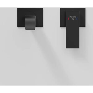 Steinberg Modell 135 Wandmontage-Set - 200mm Ausladung - Matt Schwarz - Armatur Steinberg Modell 135 Wandmontage-Set - 200mm Ausladung - Matt Schwarz - Armatur