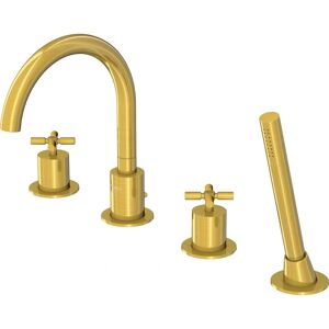 Steinberg Gebürstetes Gold 4-Loch Badewannenmischer Steinberg Gebürstetes Gold 4-Loch Badewannenmischer