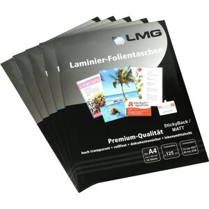 LMG Laminierfolie - A4 125 Mikron Matt - 25 Stück LMG Laminierfolie - A4 125 Mikron Matt - 25 Stück