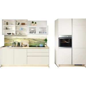 Kochstation KS-Tokio - Beigefarbene Küche - 340cm Kochstation KS-Tokio - Beigefarbene Küche - 340cm