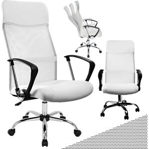 Casaria Office Chair White - Ergonomic Adjustable Swivel Casaria Office Chair White - Ergonomic Adjustable Swivel