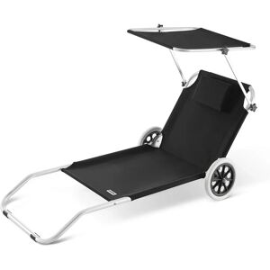 Casaria Beach Lounger Kreta - anthracite Casaria Beach Lounger Kreta - anthracite