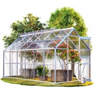 Gardebruk Transparent Greenhouse with Vent Windows - 3.6-7.22m² Gardebruk Transparent Greenhouse with Vent Windows - 3.6-7.22m²