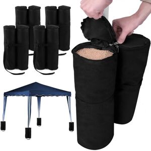 Deuba Gazebo Zakken - 4-delig Set, Zwart - Tuin Tent Stabiliseerders Deuba Gazebo Zakken - 4-delig Set, Zwart - Tuin Tent Stabiliseerders