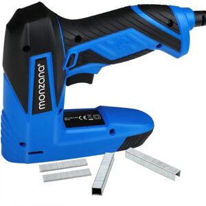 monzana Agrafeuse et cloueuse électrique - 3-en-1 pour bois et tissu - Sécurité testée monzana Agrafeuse et cloueuse électrique - 3-en-1 pour bois et tissu - Sécurité testée