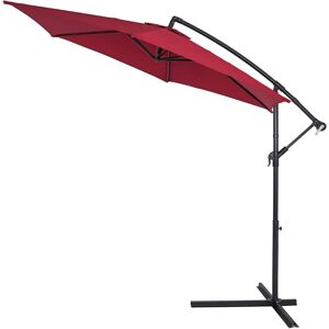 Kingsleeve 300cm UV-50+ Parasol with Incline & Support - Garden Shade Kingsleeve 300cm UV-50+ Parasol with Incline & Support - Garden Shade