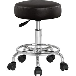 Casaria Office Stool with 360° Swivel, Height Adjustable 51-65cm Casaria Office Stool with 360° Swivel, Height Adjustable 51-65cm