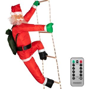 Monzana - Deuba Père Noël avec échelle 120 LEDs 8 modes lumineux Décoration de Noël Monzana - Deuba Père Noël avec échelle 120 LEDs 8 modes lumineux Décoration de Noël