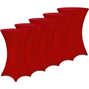Deuba - Round Table Cover Set 5pcs - Fits 60-85cm - Multiple Colors Deuba - Round Table Cover Set 5pcs - Fits 60-85cm - Multiple Colors