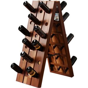 Monzana Folding Wine Rack for 36 Bottles - Wine Rack Monzana Folding Wine Rack for 36 Bottles - Wine Rack