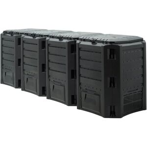 Deuba Garden Compost Bin 1600L - Durable, Weatherproof, Easy Assembly - Garden Compost Bin Deuba Garden Compost Bin 1600L - Durable, Weatherproof, Easy Assembly - Garden Compost Bin