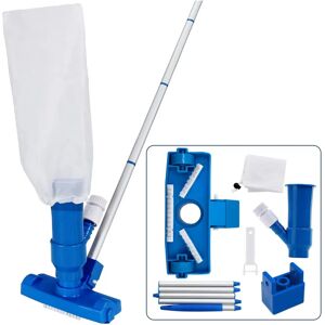 Deuba Set di pulizia piscina - Telescopico e 3 spazzole Deuba Set di pulizia piscina - Telescopico e 3 spazzole