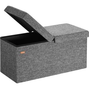 Banquette de Rangement Casaria Deuba - 100L - Pliable - Gris Sombre - Type de Rangement Banquette de Rangement Casaria Deuba - 100L - Pliable - Gris Sombre - Type de Rangement