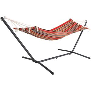 Detex Deuba Hammock - 200x80cm, Multicolor, Metal Frame - Garden, Outdoor Detex Deuba Hammock - 200x80cm, Multicolor, Metal Frame - Garden, Outdoor