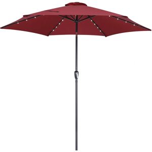 Kingsleeve Aluminum Parasol Ø 300cm with LED Lights - Parasol Kingsleeve Aluminum Parasol Ø 300cm with LED Lights - Parasol
