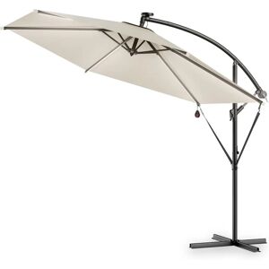 Kingsleeve Garden Parasol 330cm UV Protection LED Lights - Garden Umbrella Kingsleeve Garden Parasol 330cm UV Protection LED Lights - Garden Umbrella