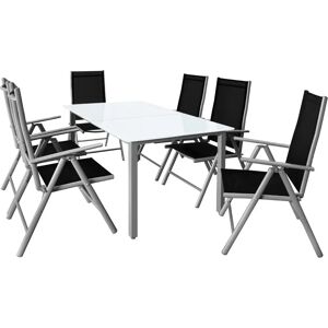 Ensemble de Mobilier de Jardin Casaria - 1 Table 6 Chaises Aluminium Ensemble de Mobilier de Jardin Casaria - 1 Table 6 Chaises Aluminium