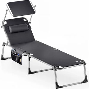 Casaria Sonnelounge Malta - anthrazit alu Casaria Sonnelounge Malta - anthrazit alu
