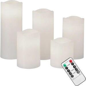 Monzana 5x LED Candles with Timer - Warm White - Indoor/Outdoor Monzana 5x LED Candles with Timer - Warm White - Indoor/Outdoor
