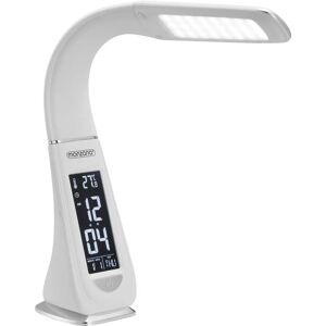 Monzana LED Table Lamp - 4In1 - Calendar - Clock - Thermometer - White Monzana LED Table Lamp - 4In1 - Calendar - Clock - Thermometer - White
